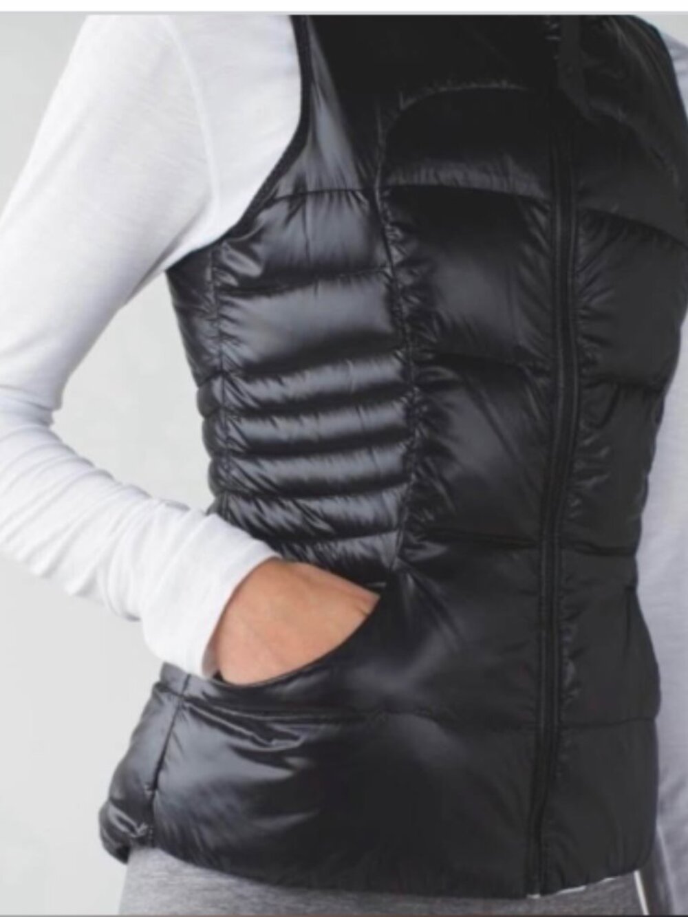 Lululemon “Fluffin Awesome” Goose Down Puffer Vest Size 4